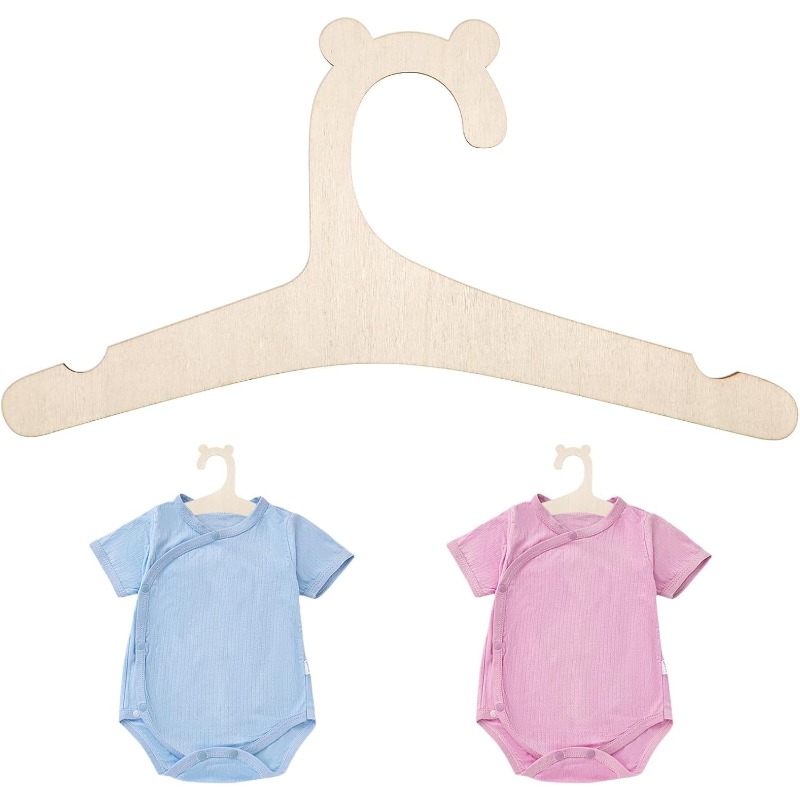 Baby Nursery Hangers - ราวแขวนเสื้อผ้าเด็ก รูปหมีน่ารัก ไม้แขวนเสื้อเด็ก ตกแต่งห้องเด็กผู้หญิง ห้องเจ้าหญิง ของตกแต่งห้องเด็ก