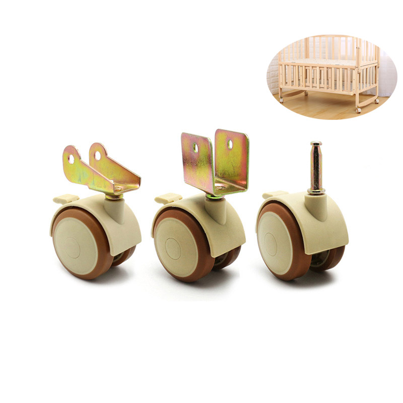 Baby Nursery Trolley - ล้อเลื่อนแบบหมุนได้ 4 ชิ้น ขนาด 2 นิ้ว