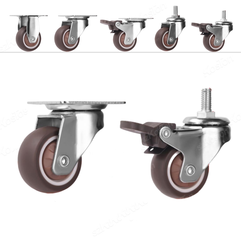 Baby Nursery Trolley - 4pcs Stem เกลียวล้อสํานักงานเก้าอี้ล้อสําหรับ Heavy เฟอร์นิเจอร์ล้อเลื่อนหมุนสําหรับรถเข็นรถเข็นเตียงเด็กตู้ตาราง