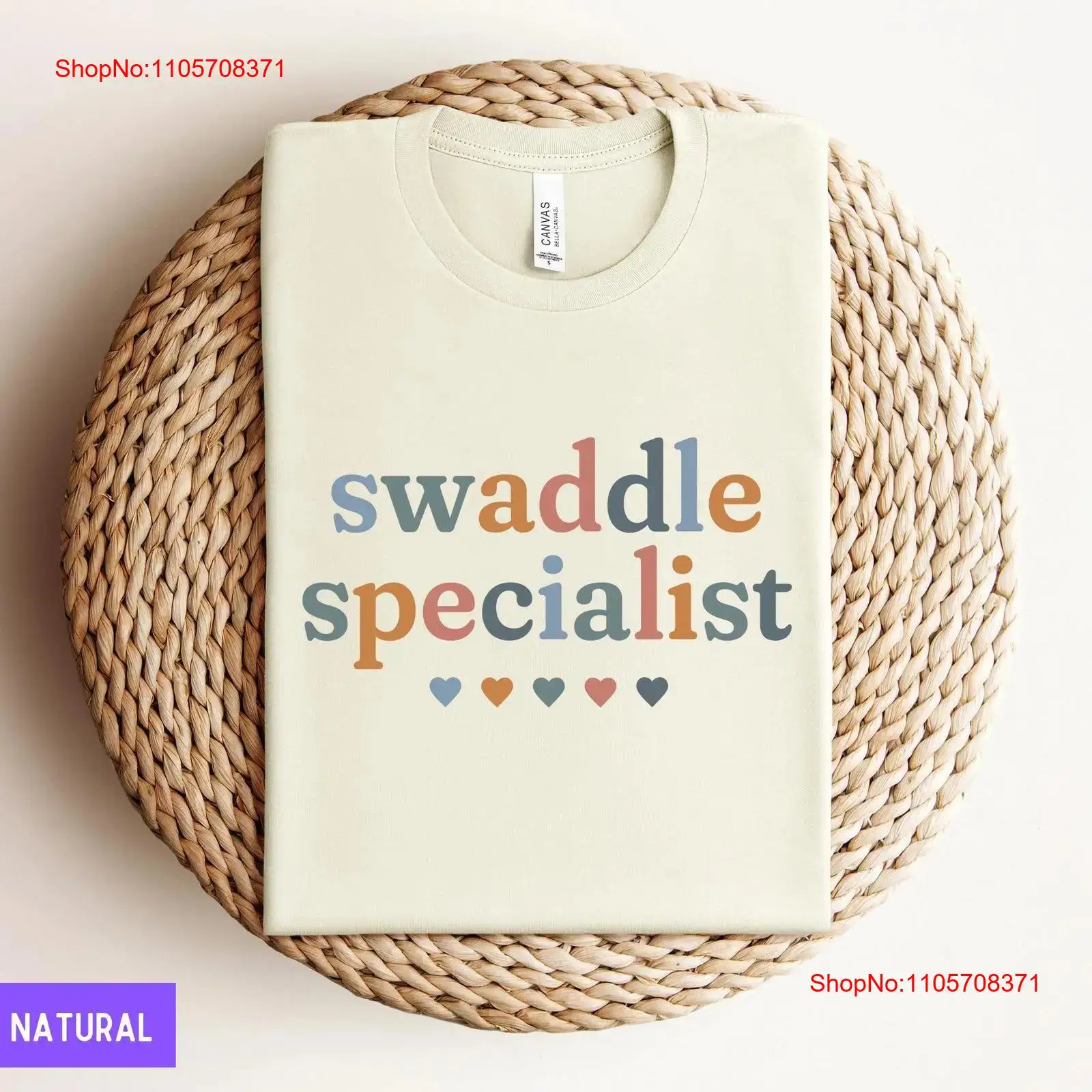 Baby Nursery Unit - เสื้อยืด Cone Health Swaddle Specialist สำหรับพยาบาลคลอดบุตรและดูแลทารกแรกเกิด