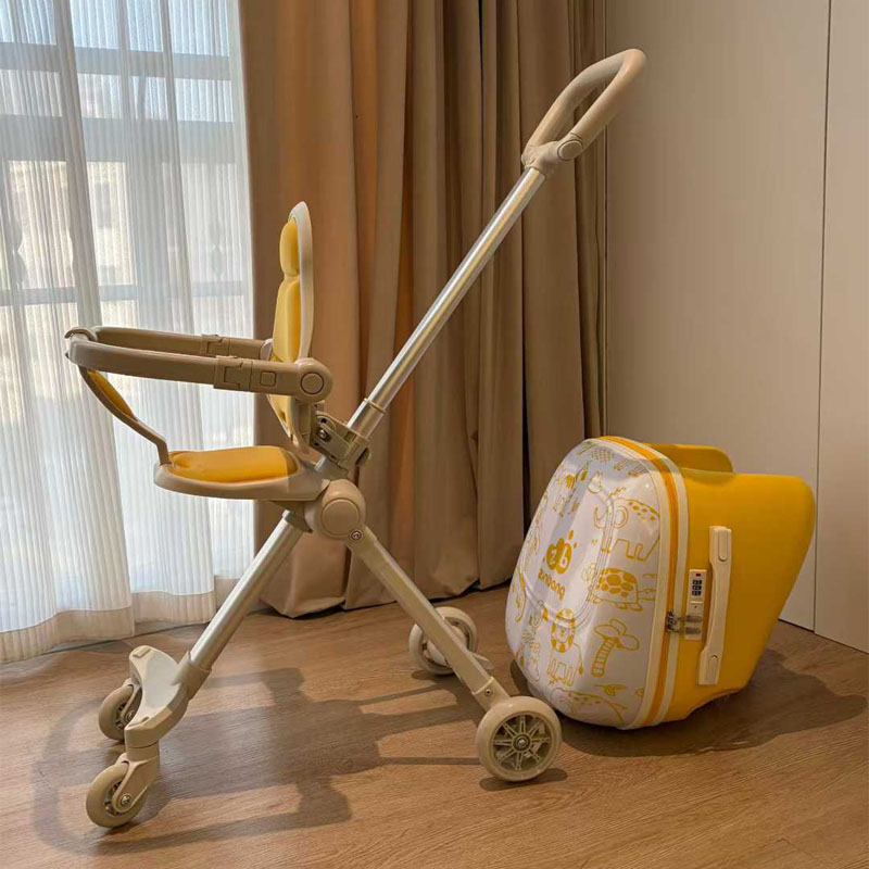 Baby Nursery Trolley - กระเป๋าเดินทางเด็กแบบขี่ได้และเดินได้ กระเป๋าเดินทางสำหรับเด็กทารก ขนาด 20 นิ้ว แบบพับได้