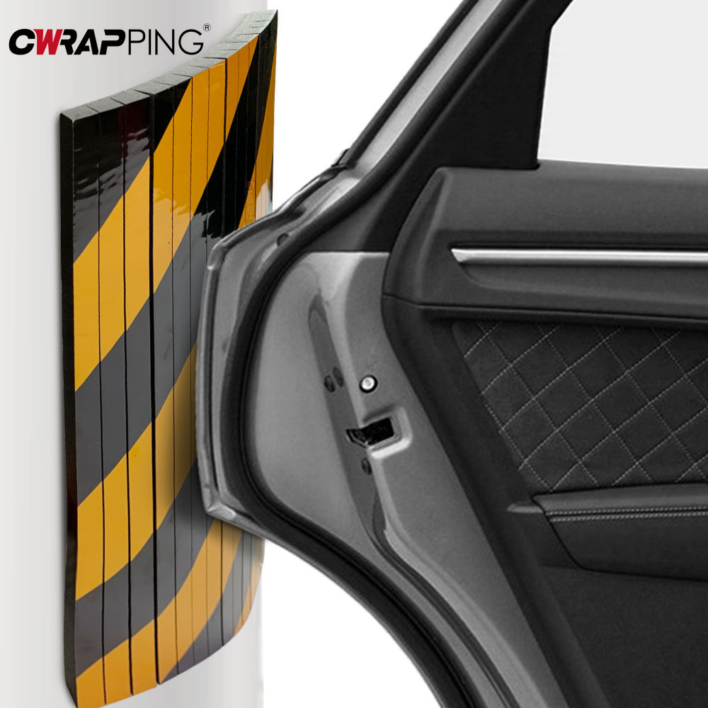 Corner Guard Foam - รถโฟมป้ายเตือนกันชนกระบอกโรงรถ Wall Protector ขอบโฟมมุมรถยนต์ Anti-collision สติกเกอร์ป้องกันมุมผนัง