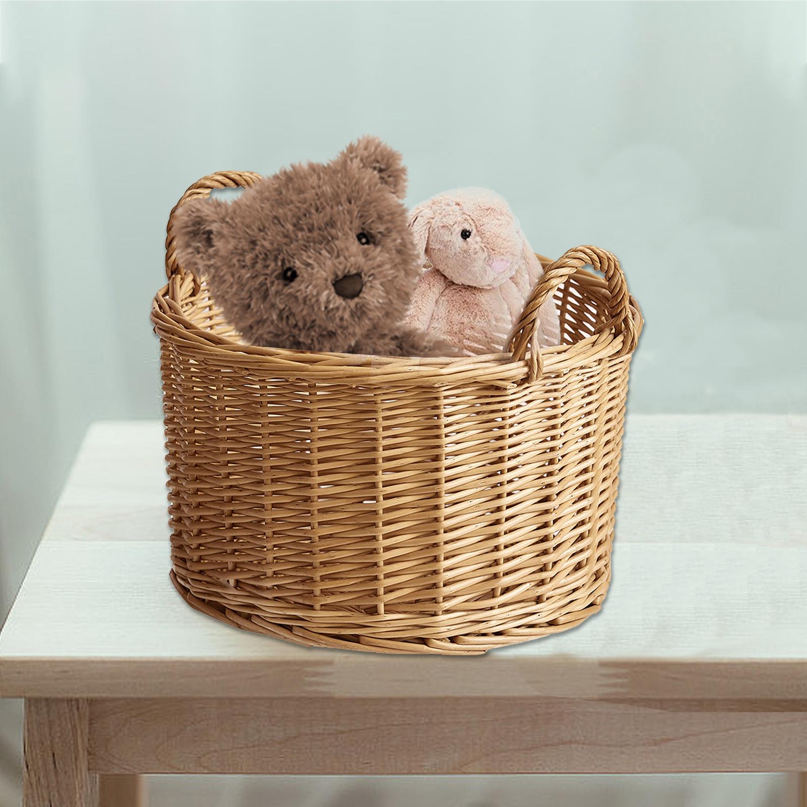 Baby Nursery Hamper - ตะกร้าเก็บผ้าสำหรับซักผ้า, ตะกร้าเก็บของแบบพกพาสำหรับเด็กอ่อน, ตะกร้าเก็บเสื้อผ้าสำหรับผ้าห่ม ผ้านวม ถุงเท้า
