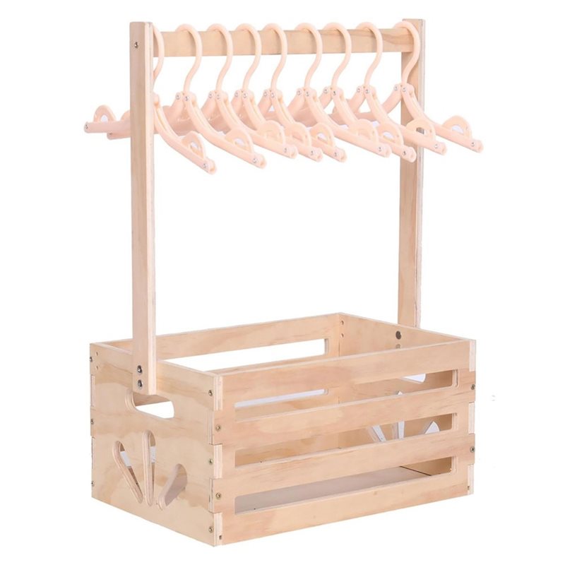 Baby Nursery Hamper - ตะกร้าของขวัญงานเลี้ยงฉลองทารกแรกเกิดทำจากไม้พร้อมหูหิ้ว, ตะกร้าเก็บของในห้องเด็กอ่อน, ตะกร้าใส่ของในตู้เสื้อผ้าเด็ก, ของตกแต่งงานเลี้ยงฉลองทารกแรกเกิด