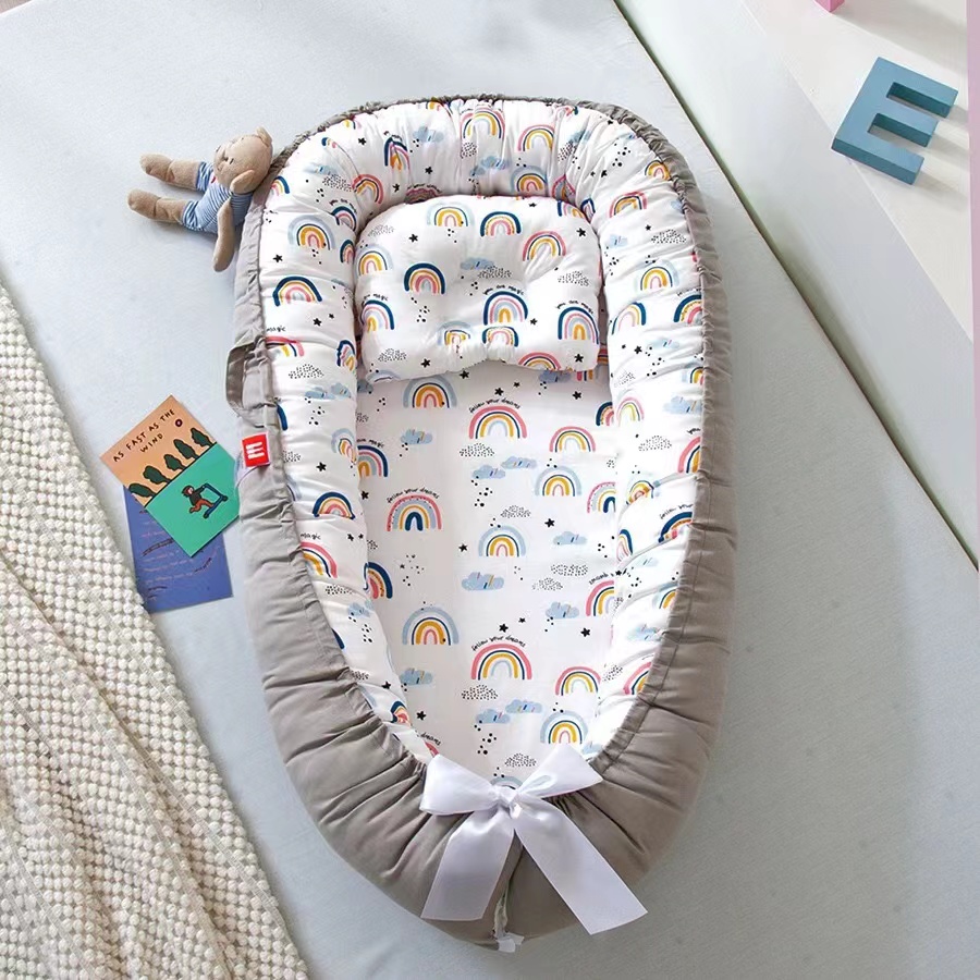 Baby Nursery Crib - Baby Nest for Co Sleeping ทารกแรกเกิด