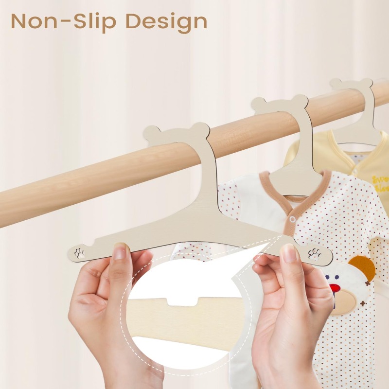 ราวแขวนเสื้อผ้าเด็ก รูปหมีน่าร - Baby Nursery Hangers บทวิจารณ์และราคา