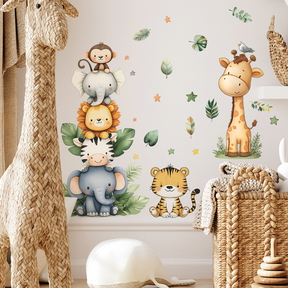 Boho สัตว์ป่าสติ๊กเกอร์ติดผนัง - Baby Nursery Set Furniture บทวิจารณ์และราคา