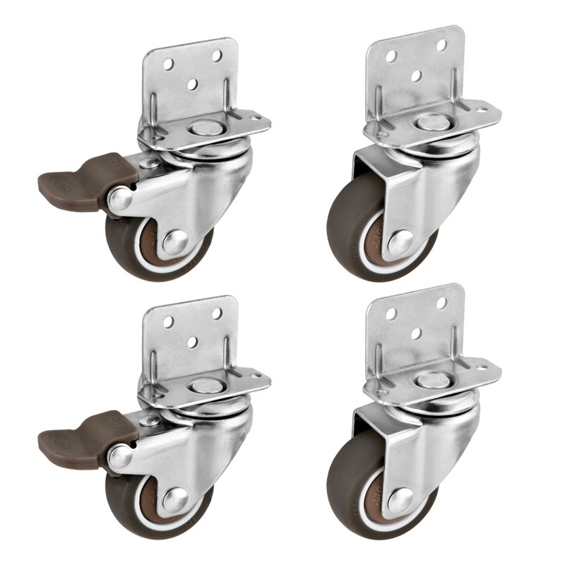 4 ชิ้น L ประเภทเฟอร์นิเจอร์ล้อ - Baby Nursery Trolley บทวิจารณ์และราคา