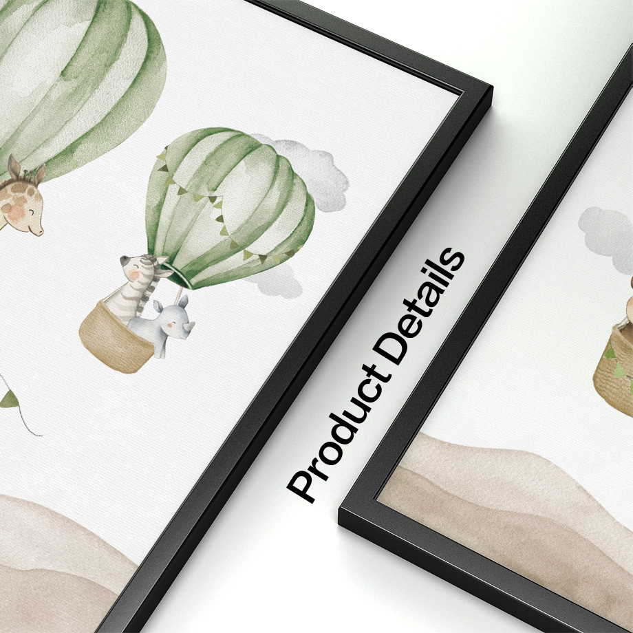 1 ชิ้น ภาพพิมพ์บนผ้าใบ รูปบอลล - Baby Nursery Giraffe บทวิจารณ์และราคา