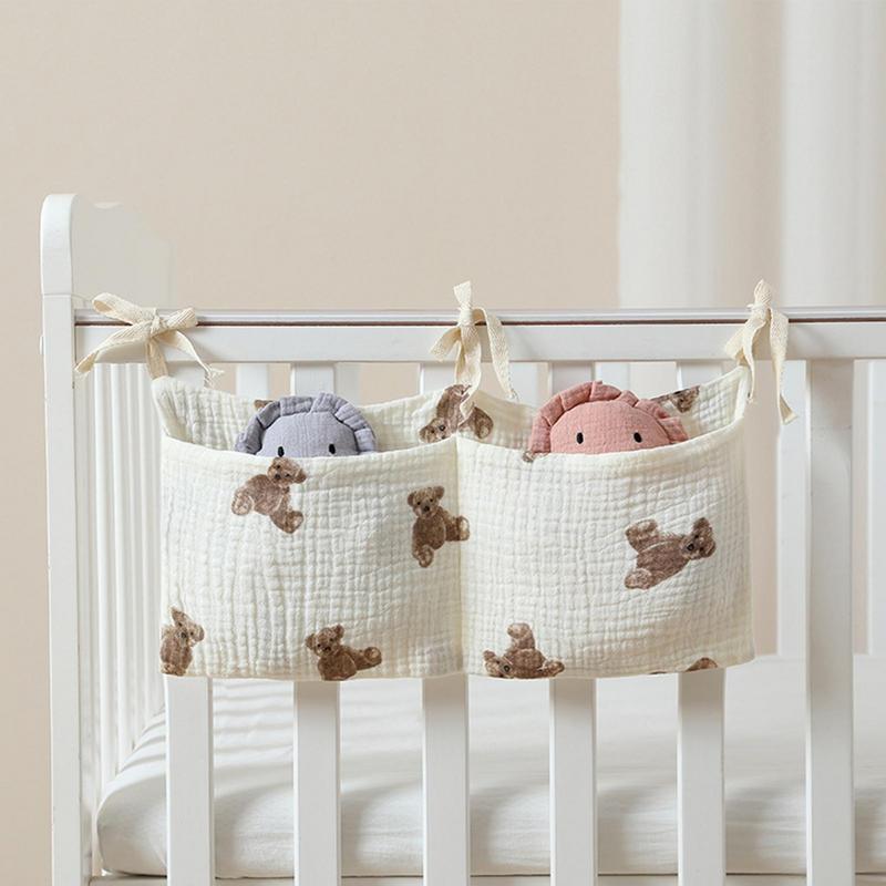Baby Crib Organizer Cot Caddy  - Baby Nursery Crib บทวิจารณ์และราคา
