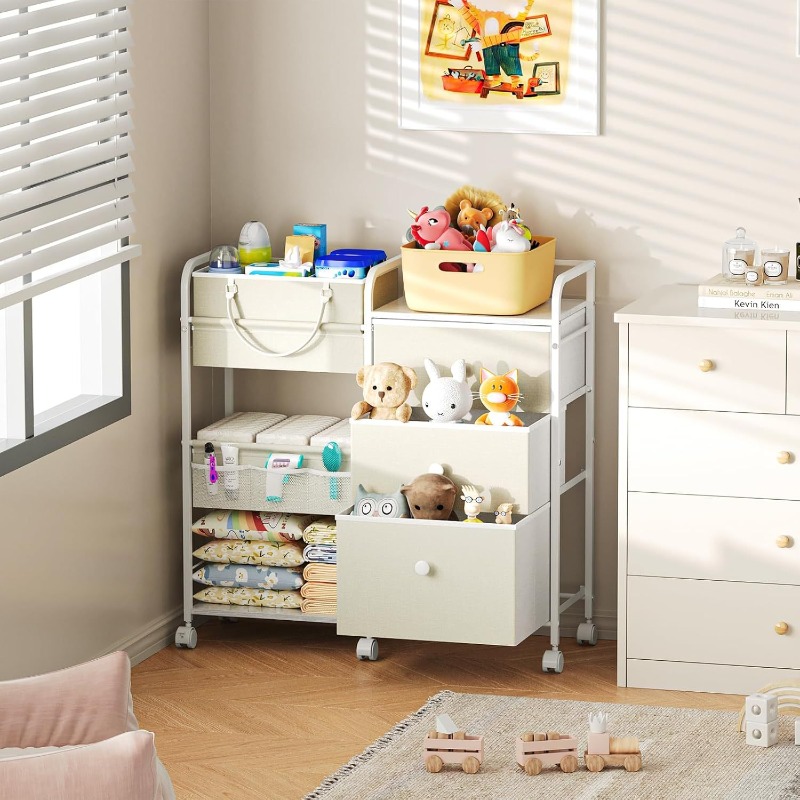 รถเข็นเก็บของใช้เด็กอ่อนขนาดให - Baby Nursery Utility Cart บทวิจารณ์และราคา