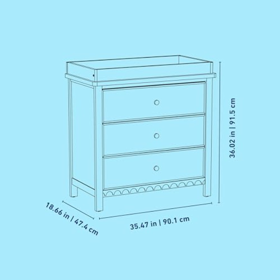 ตู้เก็บของกราโก ซาชาพร้อมท็อปเ - Changing Table Topper บทวิจารณ์และราคา