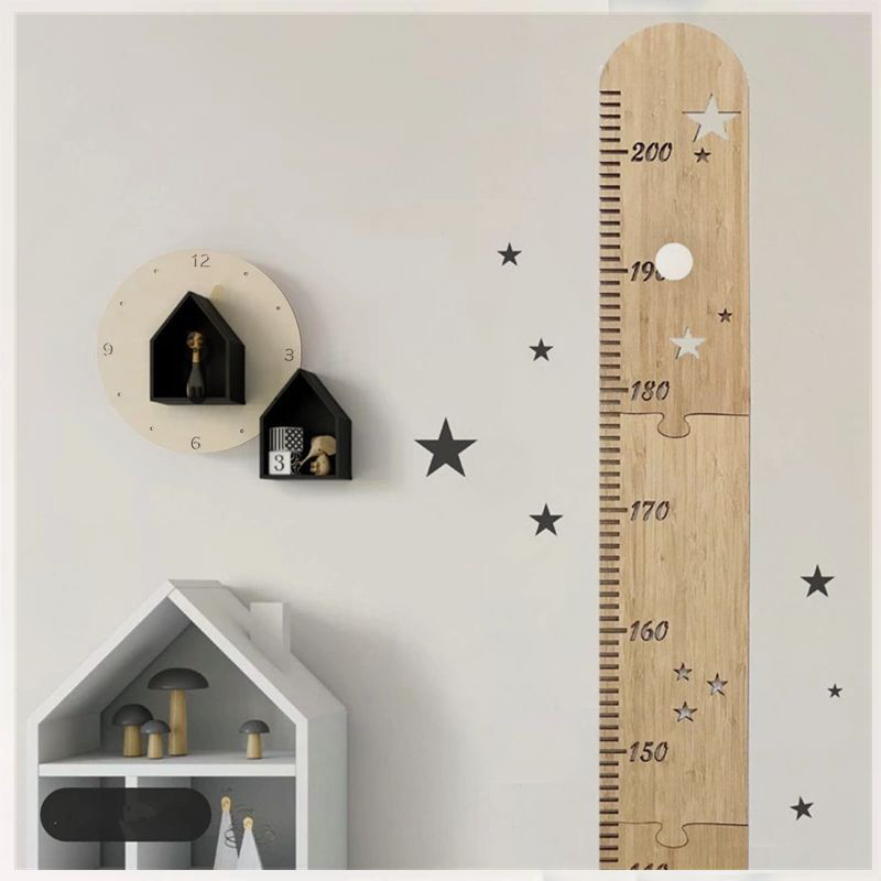 5 แผ่น Nordic ไม้เด็กความสูงแผ - Baby Nursery Vinyl บทวิจารณ์และราคา