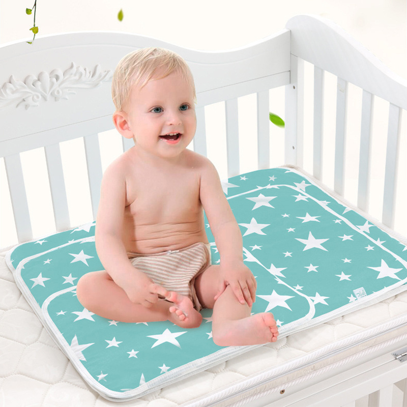 กันน้ําReusableทารกแรกเกิดผ้าอ - Changing Table Topper บทวิจารณ์และราคา