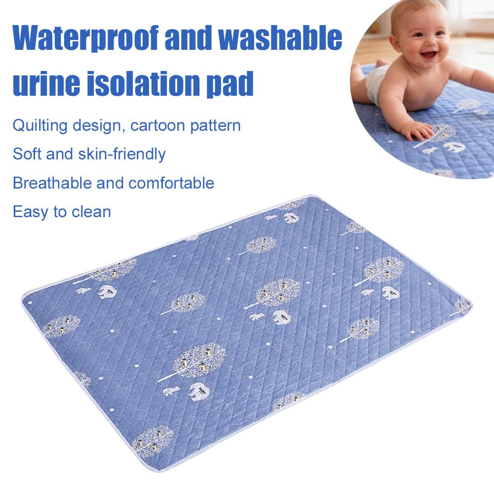 แผ่นรองกันน้ำซักได้ ผ้าฝ้ายสำห - Changing Table Topper บทวิจารณ์และราคา