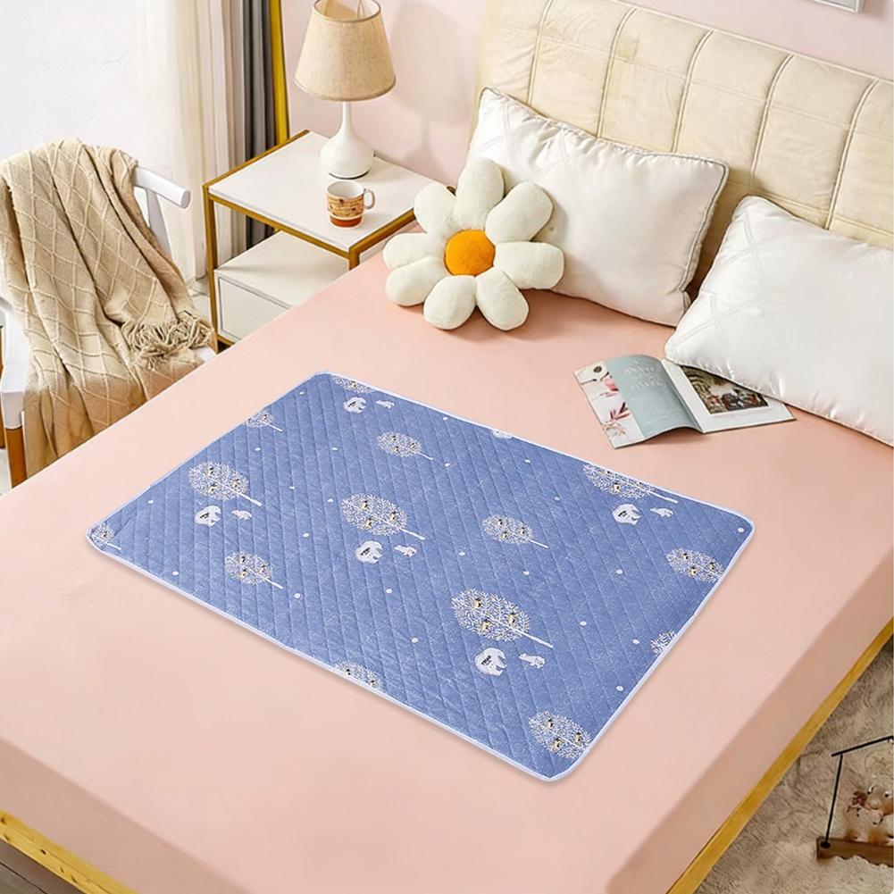 แผ่นรองกันน้ำซักได้ ผ้าฝ้ายสำห - Changing Table Topper บทวิจารณ์และราคา