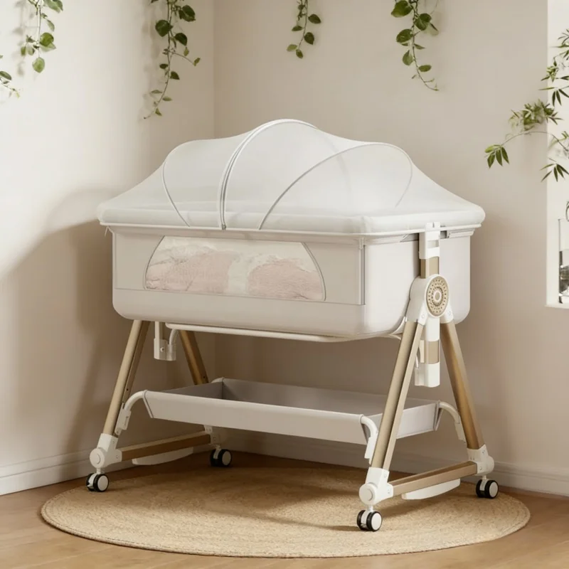 เตียงเด็กอ่อนอัจฉริยะ 8-in-1 แ - Baby Nursery Trolley บทวิจารณ์และราคา