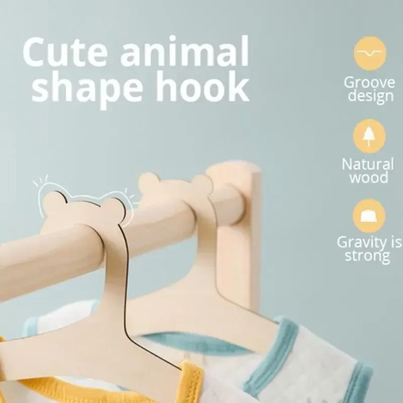 6/12/18 ชิ้น ไม้แขวนเสื้อเด็กแ - Baby Nursery Hangers บทวิจารณ์และราคา