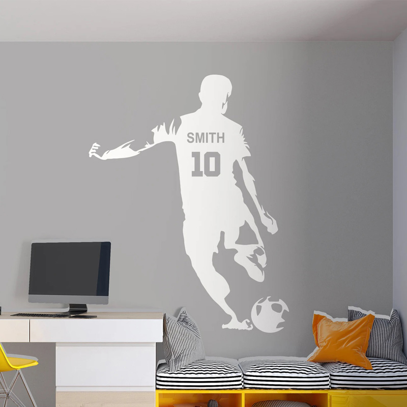 ส่วนบุคคลฟุตบอลชื่อและหมายเลขส - Baby Nursery Vinyl บทวิจารณ์และราคา