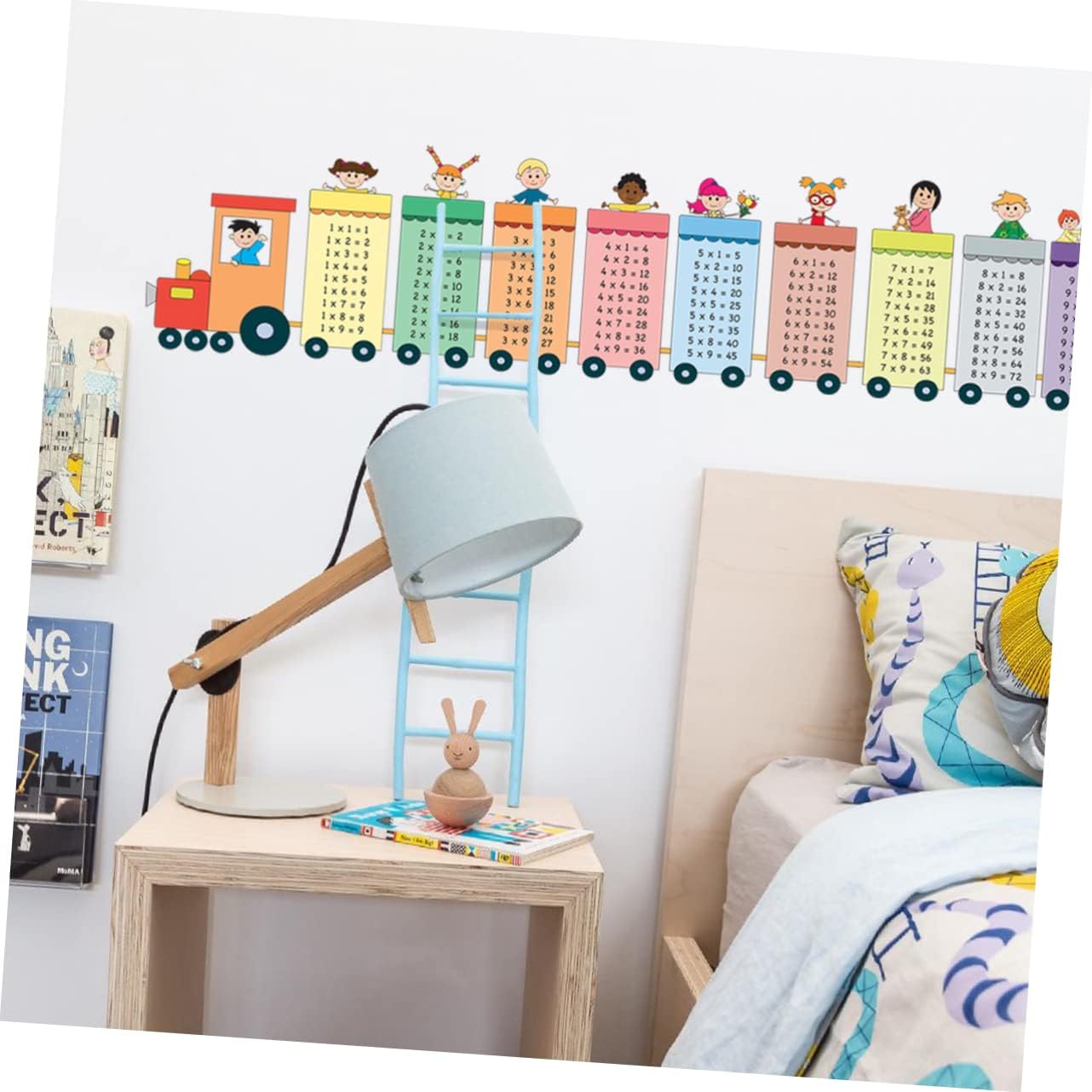 ตารางคูณขนาดใหญ่รถไฟสติ๊กเกอร์ - Baby Nursery Set Furniture บทวิจารณ์และราคา