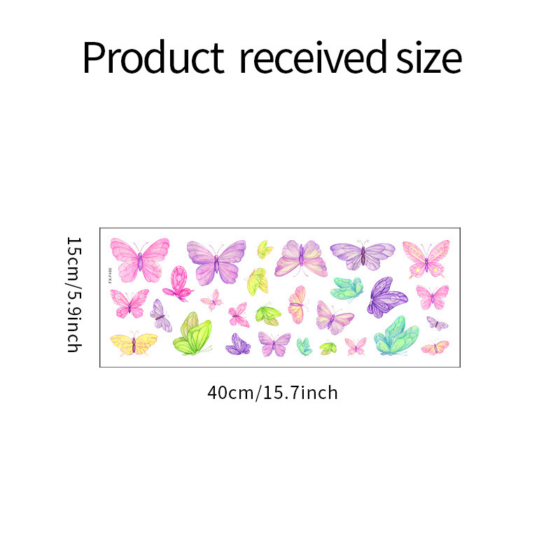 โรแมนติกผีเสื้อสติ๊กเกอร์ติดผน - Baby Nursery Vinyl บทวิจารณ์และราคา
