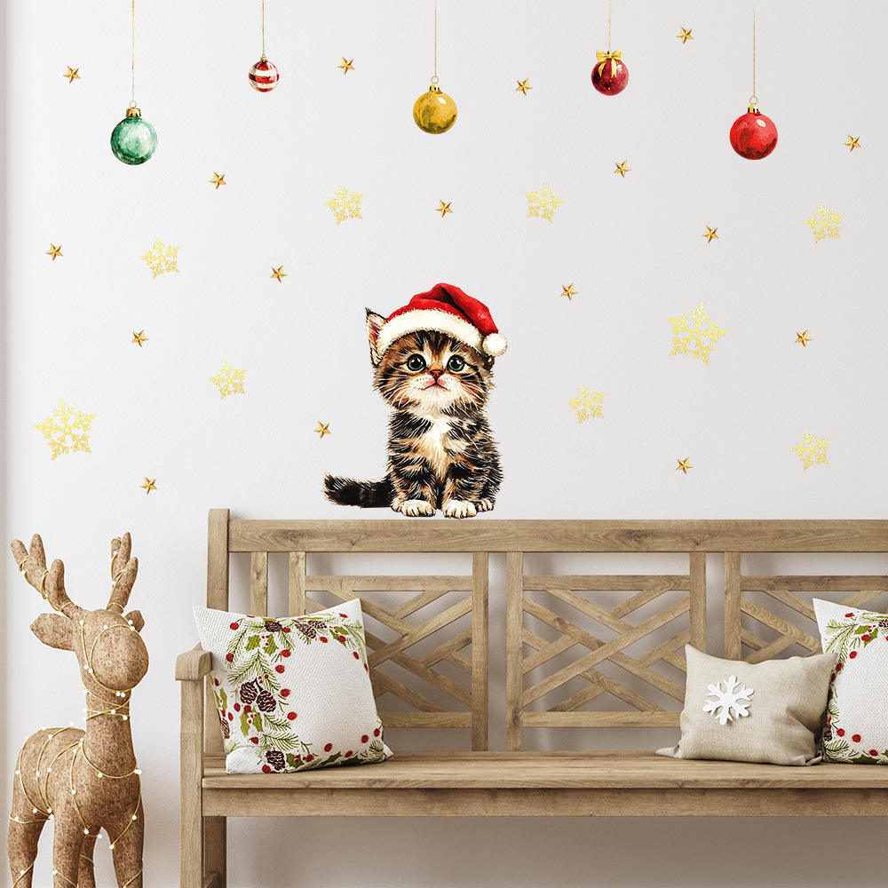 สัตว์เลี้ยงคริสต์มาสน่ารักสติ๊ - Baby Nursery Vinyl Wall Stickers บทวิจารณ์และราคา