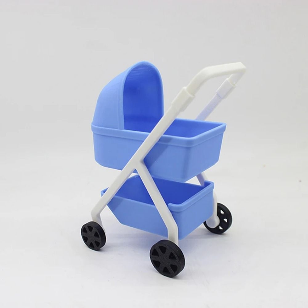 1:12 รถเข็นเด็ก Miniature จําล - Baby Nursery Trolley บทวิจารณ์และราคา