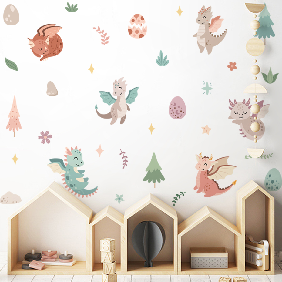 การ์ตูนไดโนเสาร์ Flying Dragon - Baby Nursery Set Furniture บทวิจารณ์และราคา