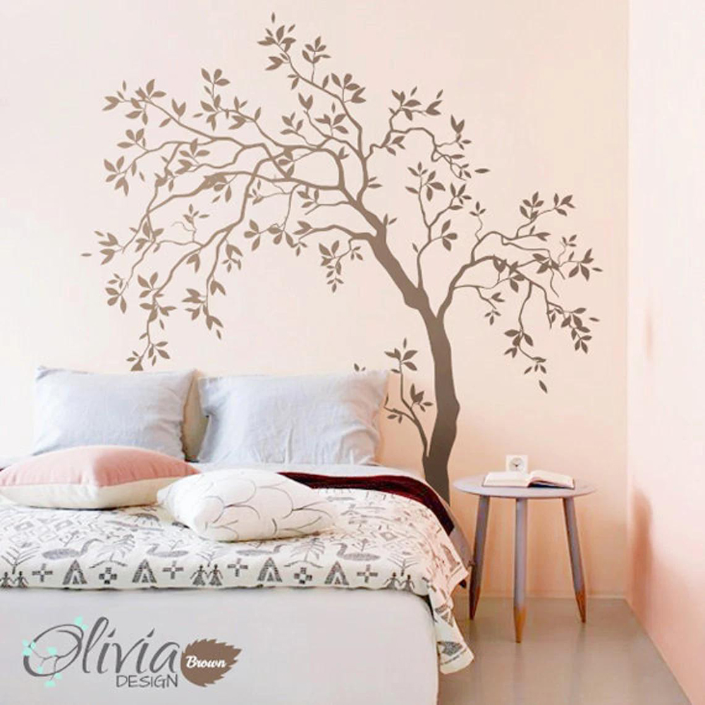 ต้นไม้ขนาดใหญ่สติ๊กเกอร์ติดผนั - Baby Nursery Vinyl Wall Stickers บทวิจารณ์และราคา