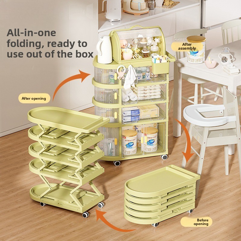 รถเข็นเก็บของเด็กแบบแขวนพื้น พ - Baby Nursery Trolley บทวิจารณ์และราคา
