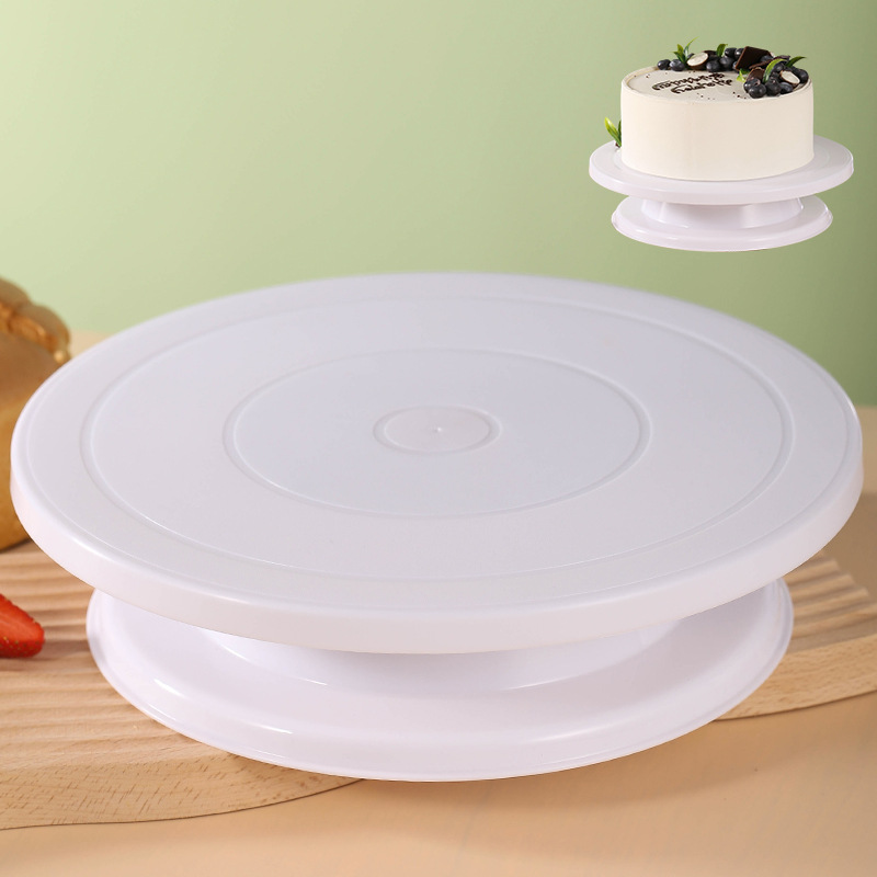 11 นิ้วเค้กพลาสติก Turntable เ - Changing Table Topper บทวิจารณ์และราคา