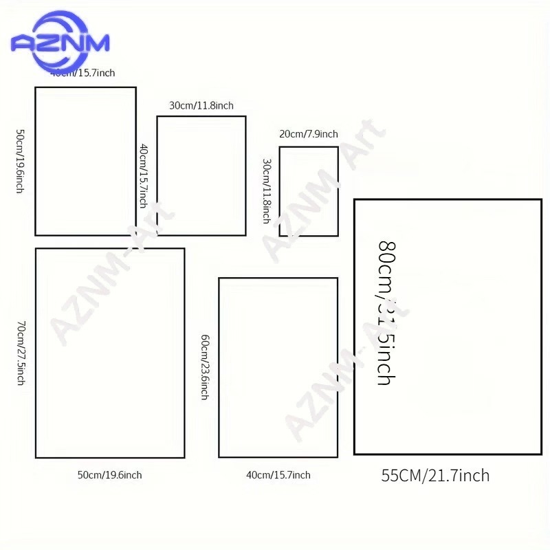 ภาพพิมพ์สีน้ำสัตว์ 1/6 ชิ้น สำ - Baby Nursery Room บทวิจารณ์และราคา
