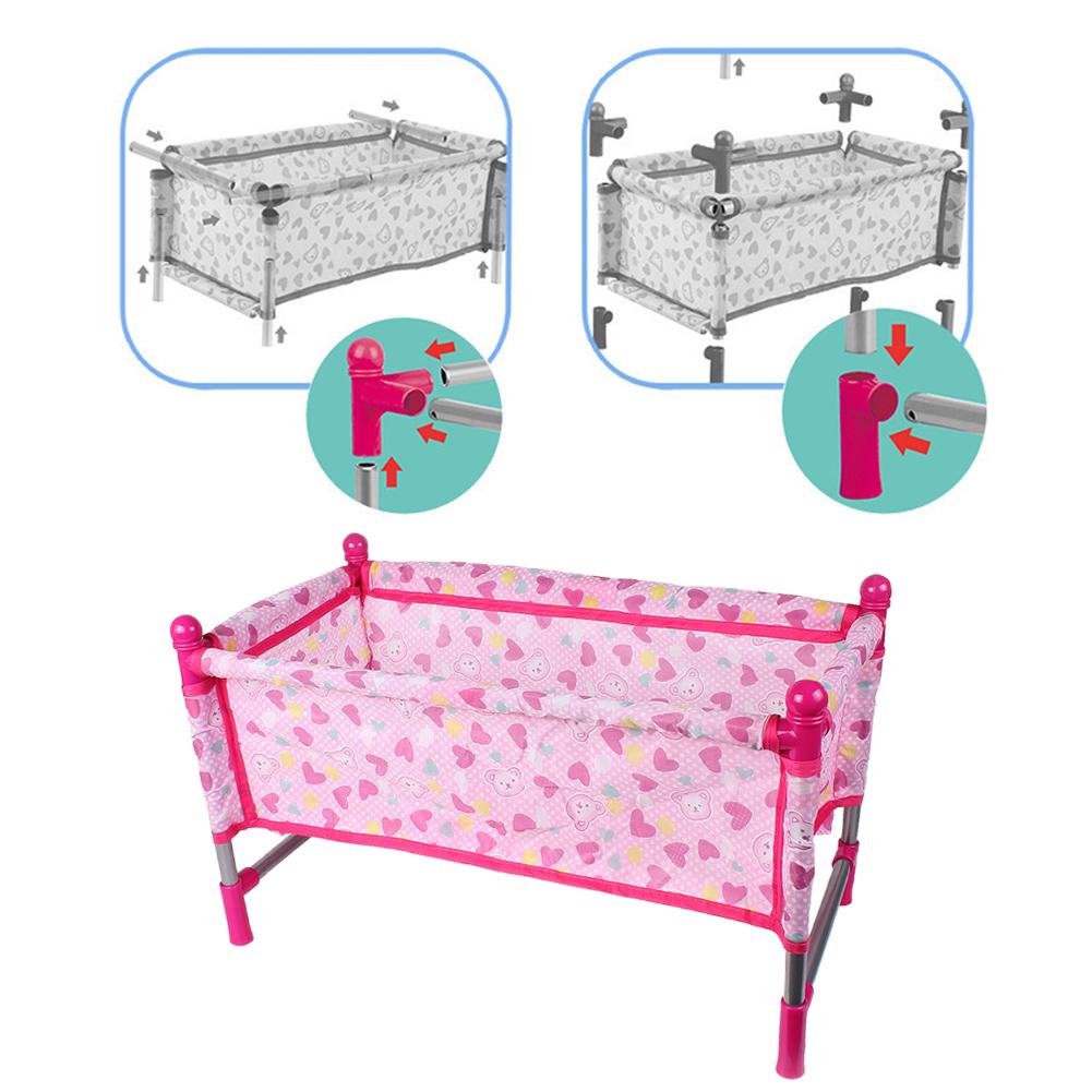 เตียงของเล่นจำลอง เตียงตุ๊กตา  - Baby Nursery Crib บทวิจารณ์และราคา