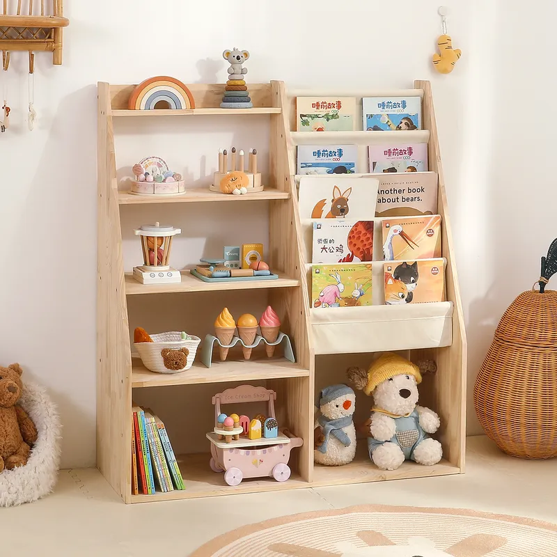 ชั้นวางของเล่นและชั้นวางหนังสื - Baby Nursery Unit บทวิจารณ์และราคา