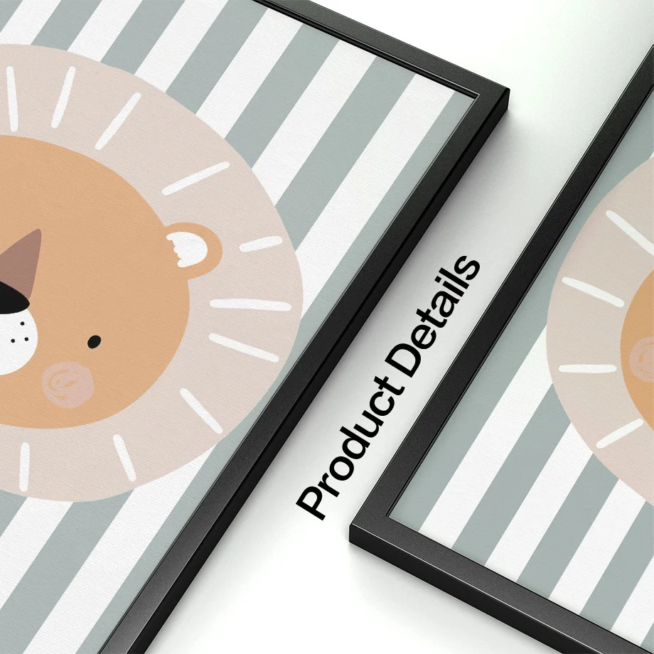 การ์ตูนยีราฟเสือดาวสิงโตลิงงู  - Baby Nursery Giraffe บทวิจารณ์และราคา