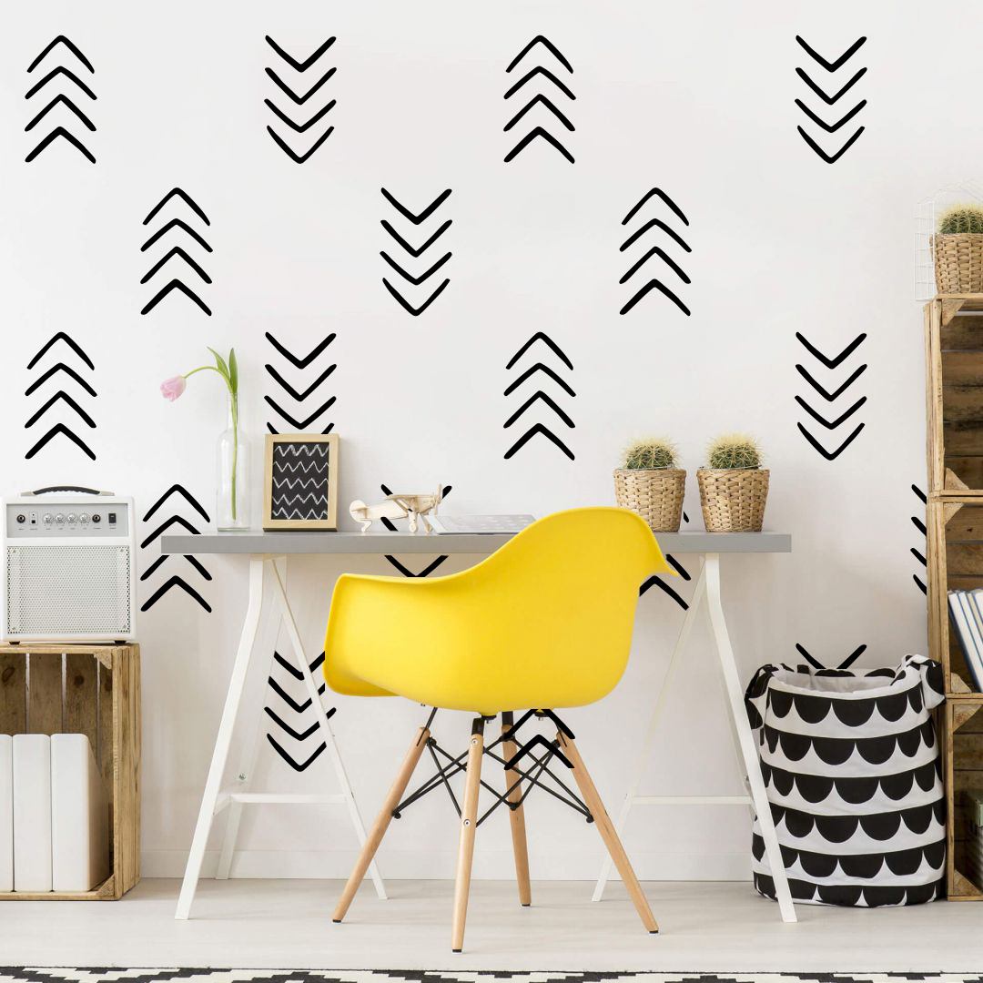 28 ชิ้นเรขาคณิตที่ไม่ซ้ํากัน A - Baby Nursery Vinyl Wall Stickers บทวิจารณ์และราคา
