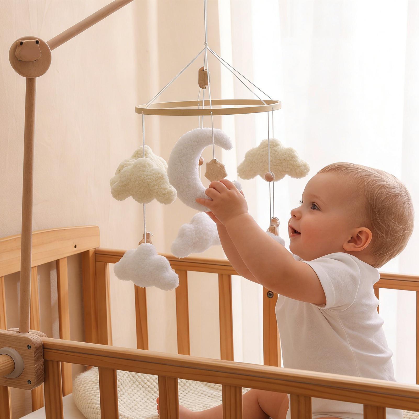 โมบายไม้สำหรับเตียงเด็ก ของเล่ - Baby Nursery Hamper บทวิจารณ์และราคา