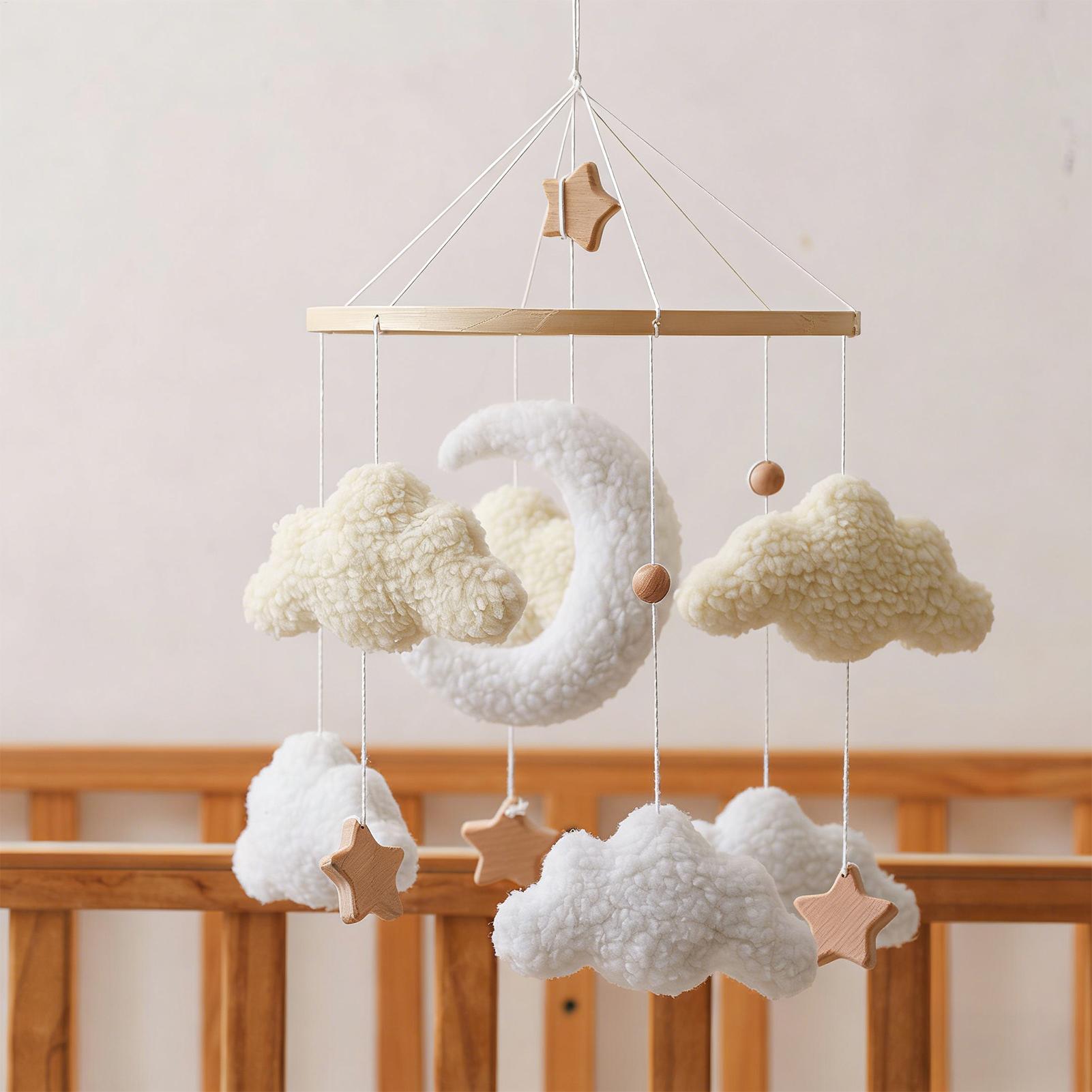 โมบายไม้สำหรับเตียงเด็ก ของเล่ - Baby Nursery Hamper บทวิจารณ์และราคา
