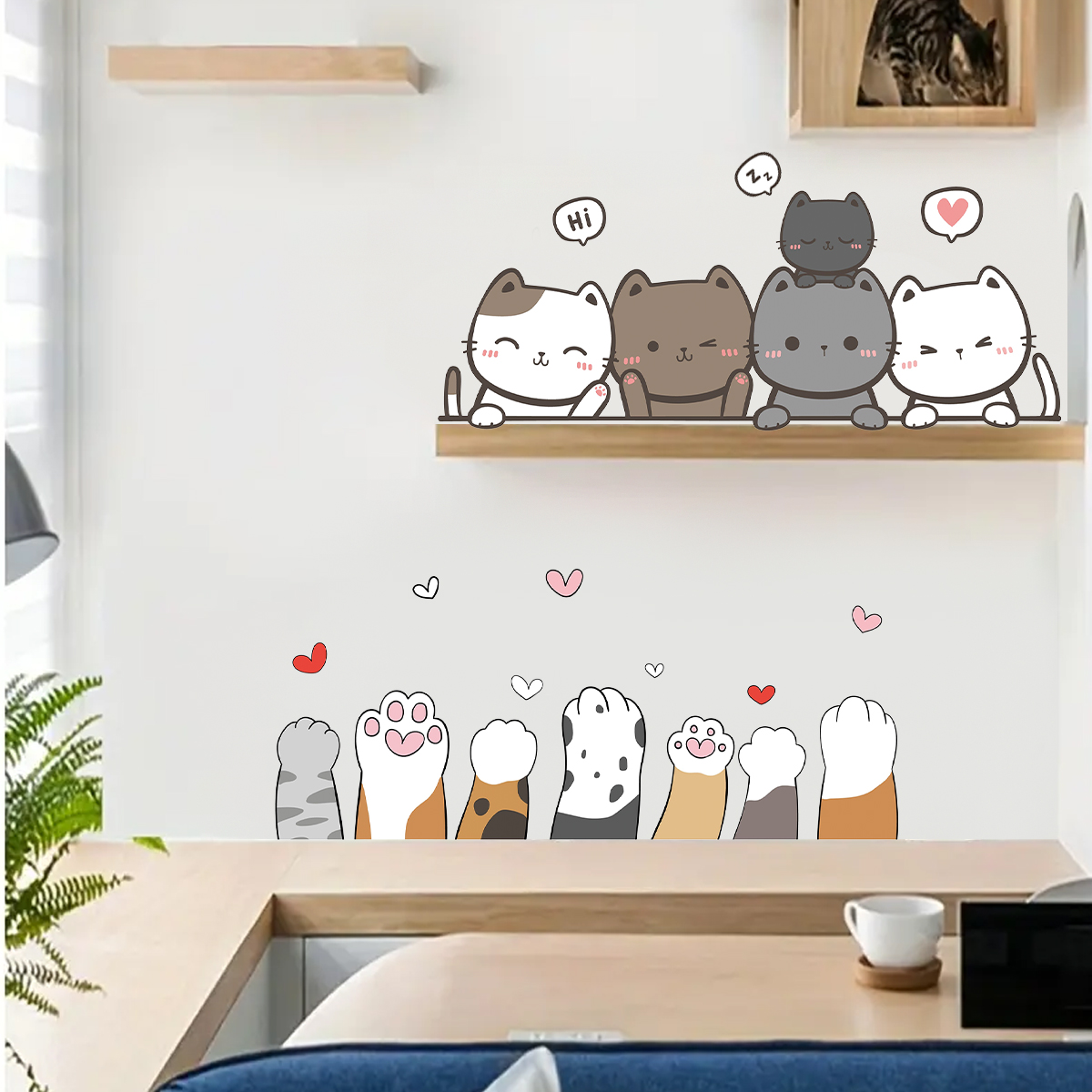 1 PC การ์ตูนน่ารัก Cat Claw สํ - Baby Nursery Set Furniture บทวิจารณ์และราคา