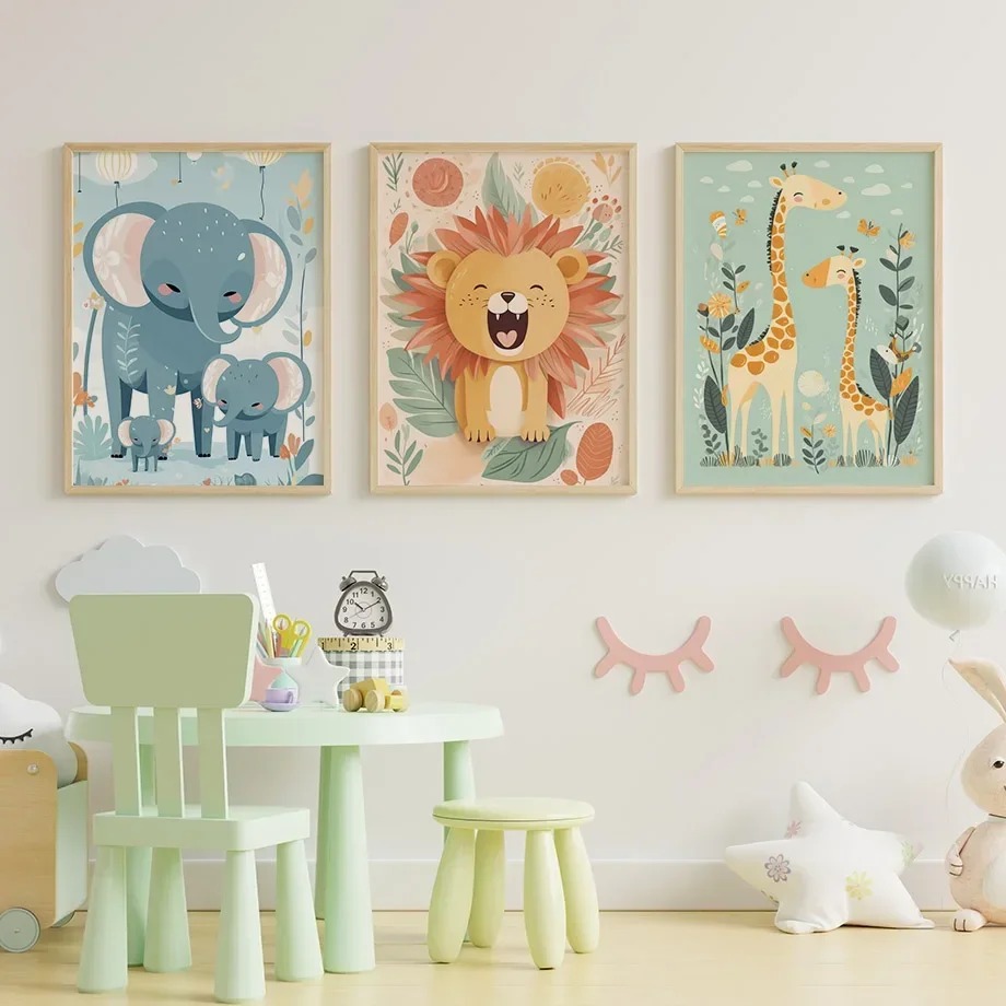สิงโต กวาง ยีราฟ ทูแคน สุนัขจิ - Baby Nursery Giraffe บทวิจารณ์และราคา